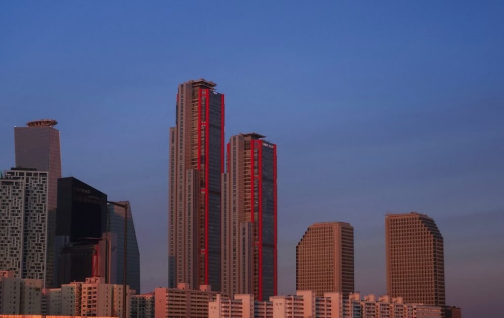 Seoul skyline at blue hour, South Korea
