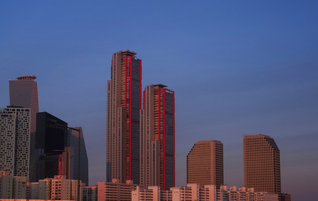 Seoul skyline at blue hour, South Korea
